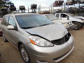 2008 TOYOTA SIENNA XLE SILVER 3.5L AT 4WD Z18348